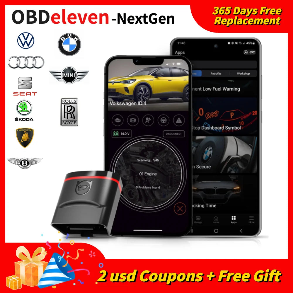 Outil de diagnostic OBDeleven Nextgen OBD2 Pro