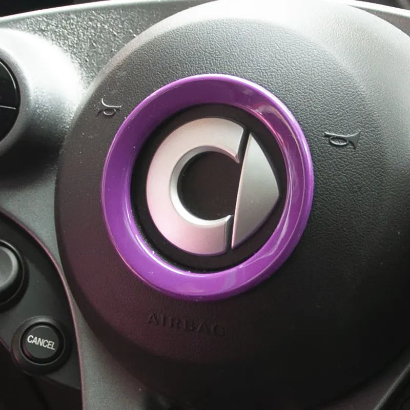 Steering Wheel Center Cap Ring for Smart 453 Fortwo/Forfour
