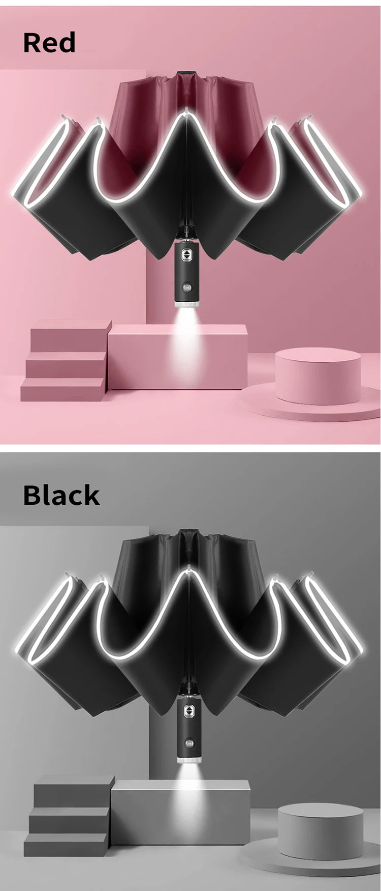 Jaguar Auto Sunshade Umbrella Reflective