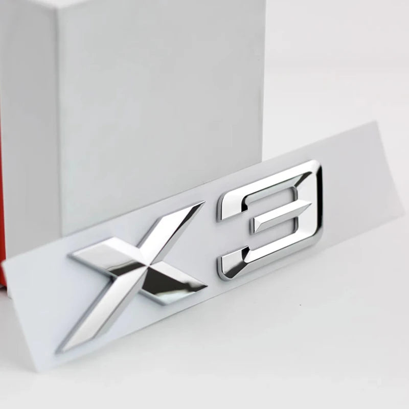 3D Xdrive Emblem Badge for BMW X1-X7 20d-50d 20i-30i