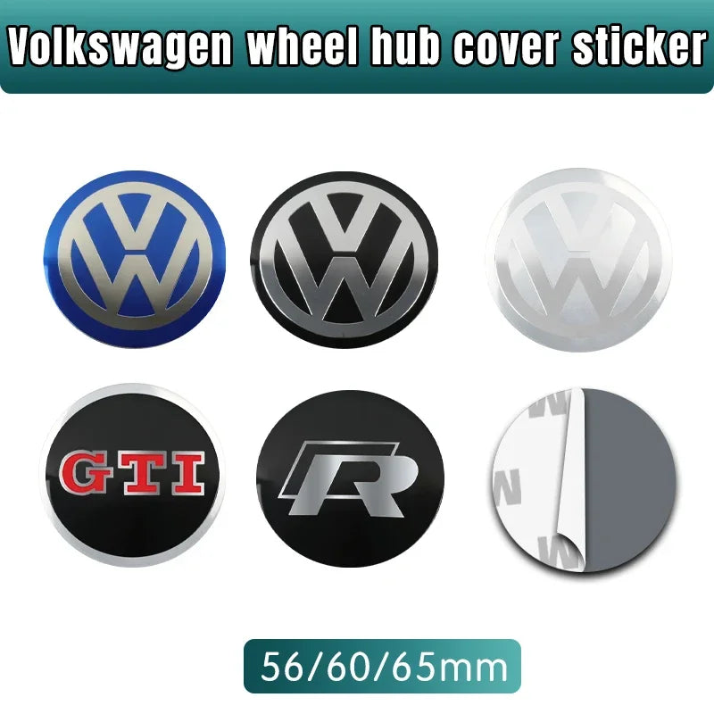 VW Wheel Center Hub Decals 4PCS – Pro Styling Upgrade