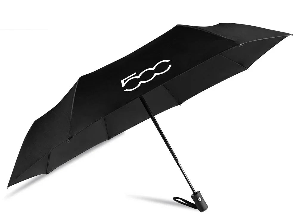 Paraguas automático a prueba de viento con logotipo para Fiat 500/500X/L