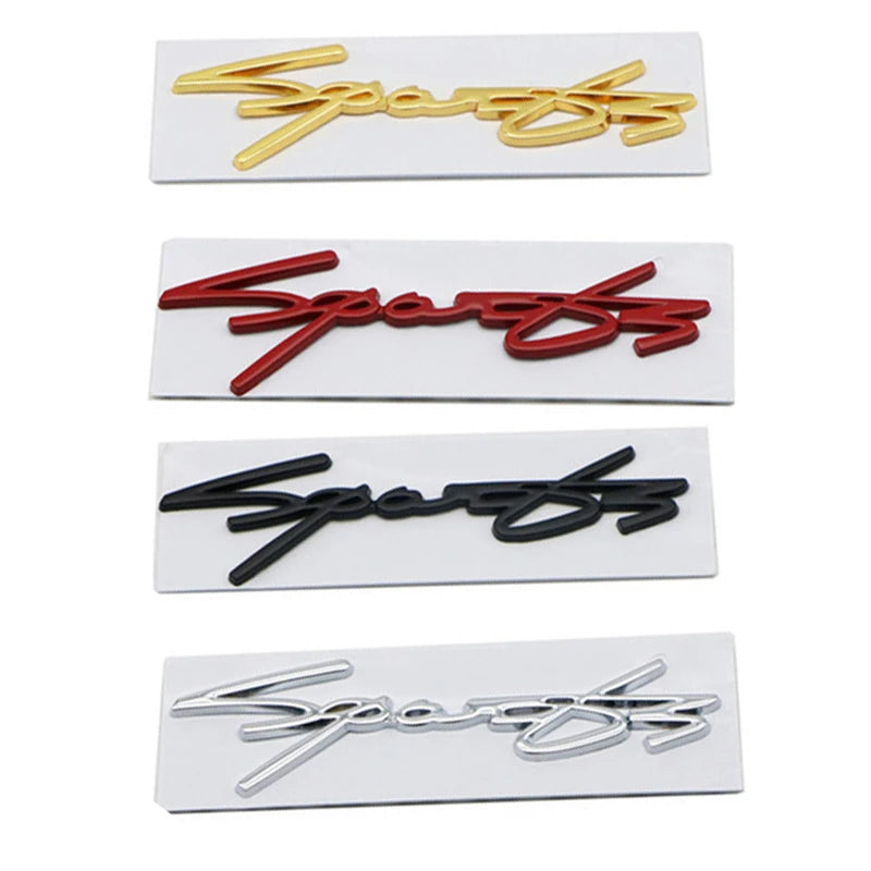 Universal 3D Metal SPORTS Emblem Badge Decal