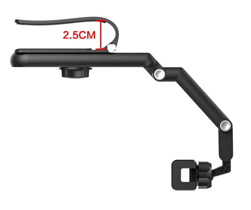 Support de téléphone universel 360° pour pare-soleil de voiture, pour iPhone/Android