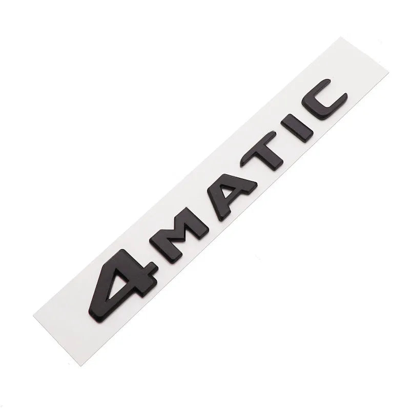3D ABS 4Matic Trunk Badge for Mercedes-Benz