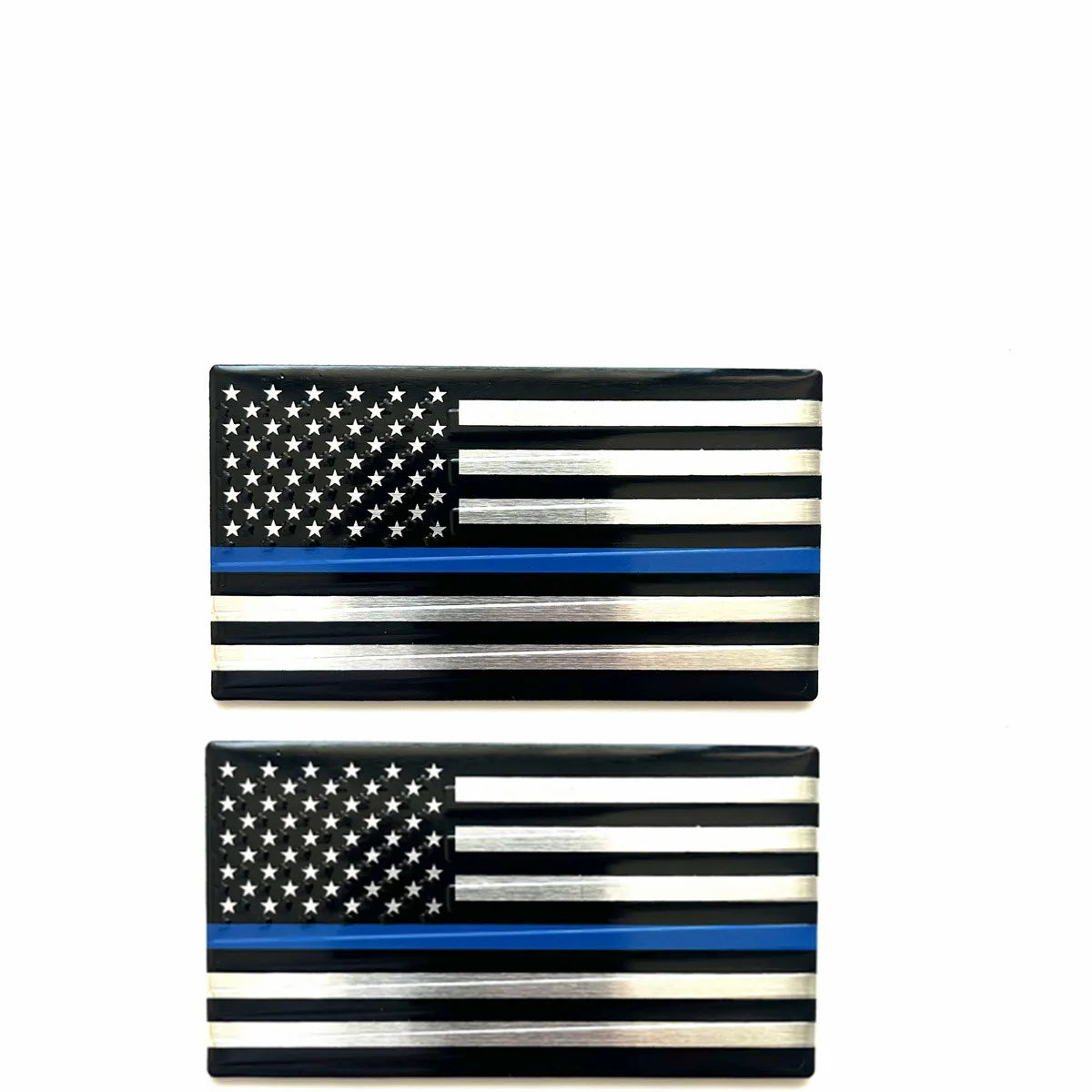 Aluminum Alloy US Flag Emblem Badge—Trunk/Side Car Decor black blue 2pc – Car Accessories | MotorWorld Marketplace