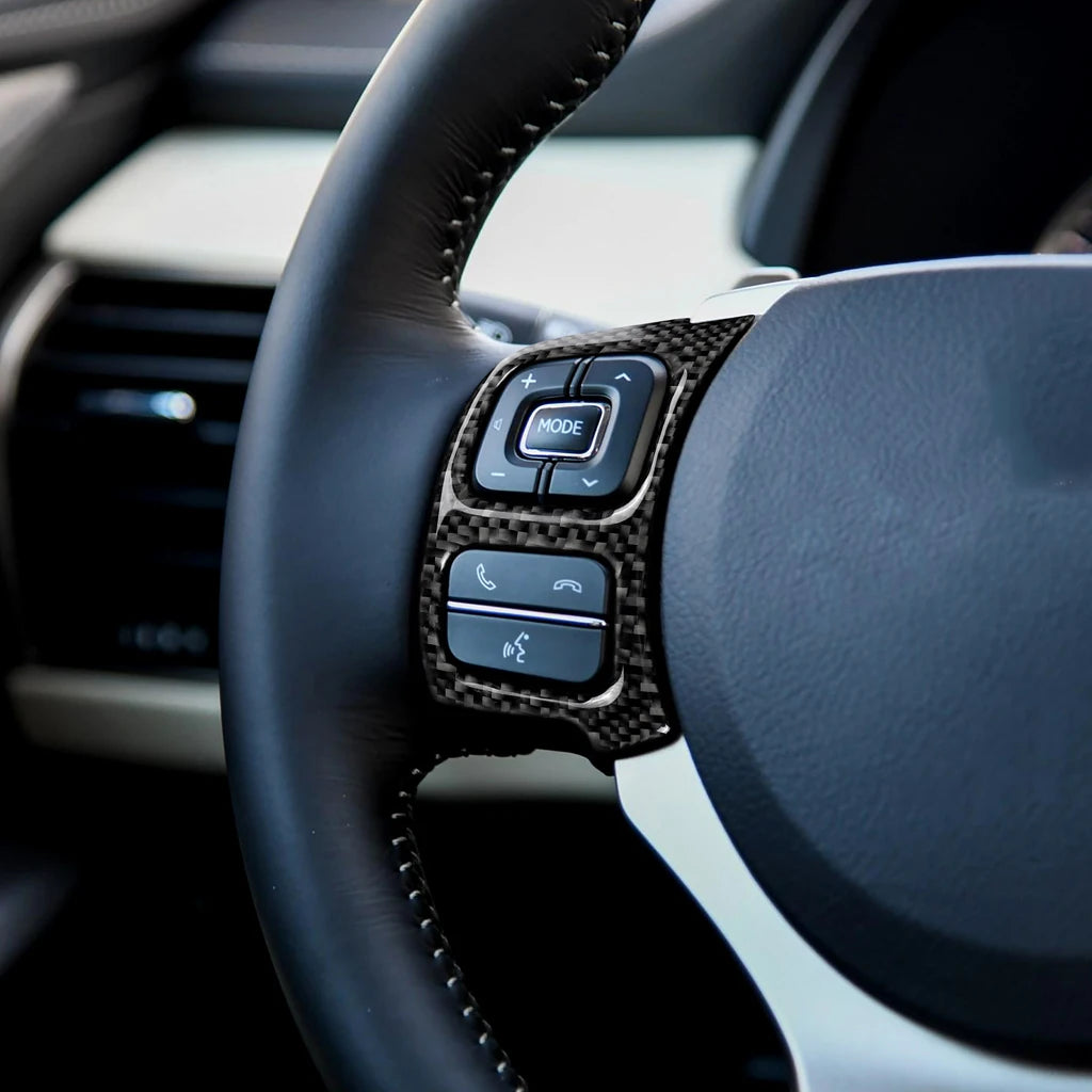 Carbon Fiber Steering Wheel Trim for Lexus IS250/NX 2013-20