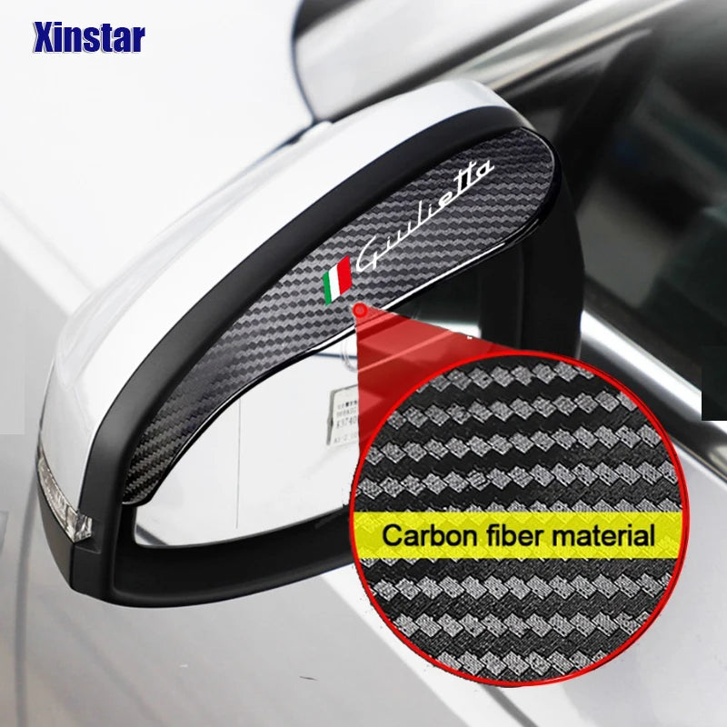 2X Rearview Mirror Eyebrow Stickers for Alfa Romeo Giulietta – Durable Fit