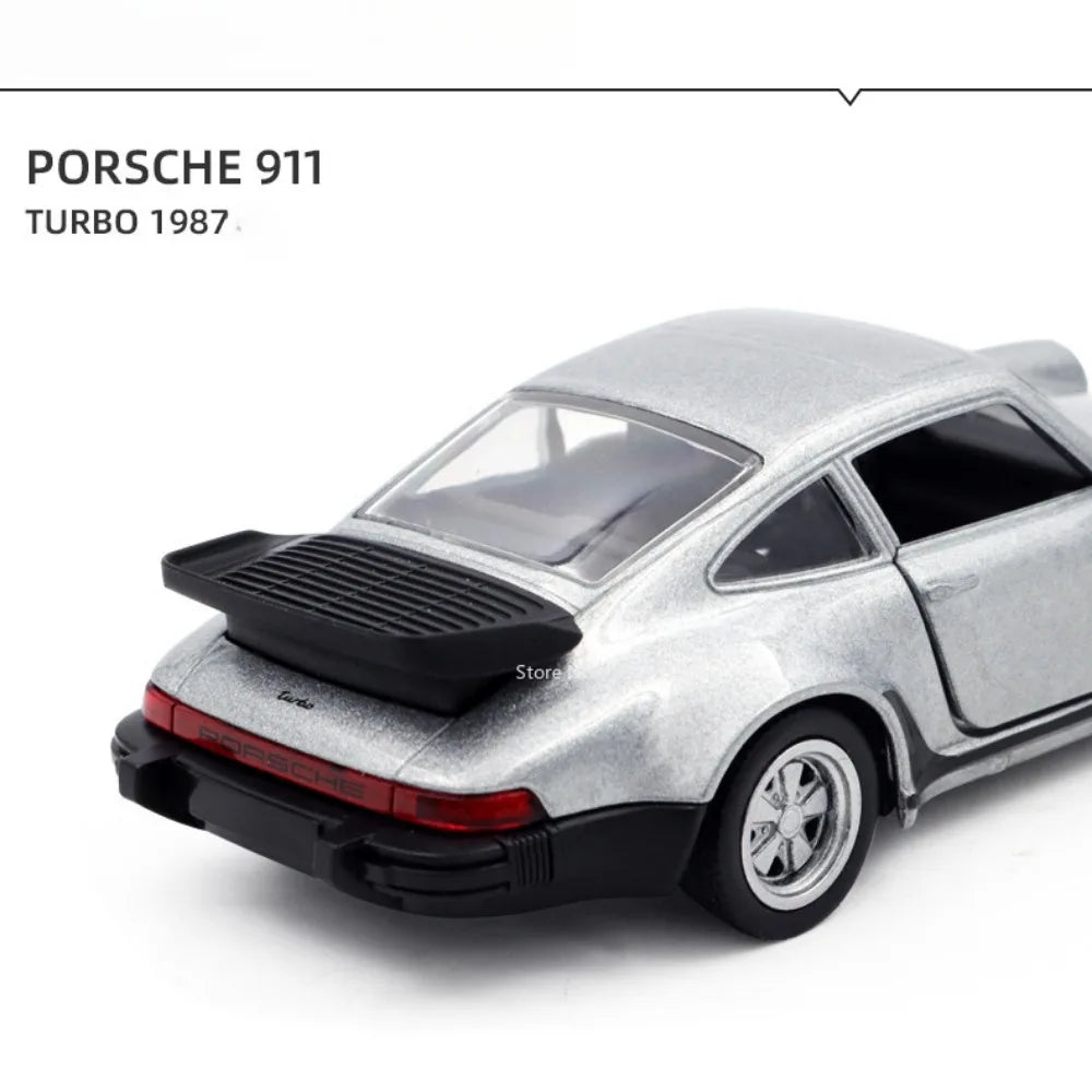 1/36 Alloy Porsche 911 Turbo Diecast Pull Back Model Car