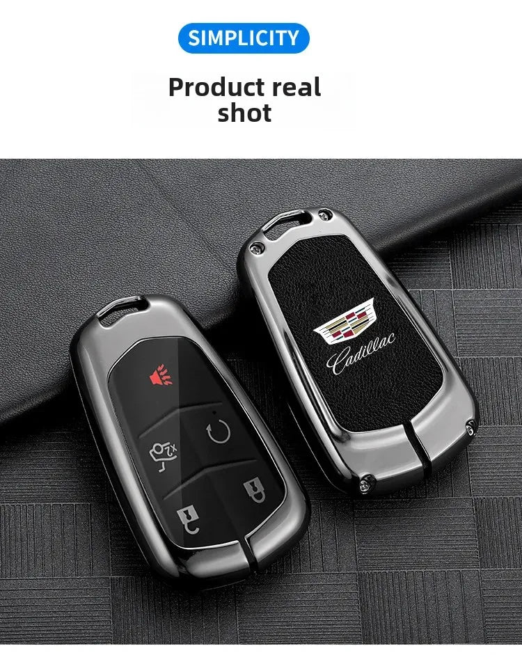 Premium Shell Buckle Key Case for Cadillac ATSL XT5 XT4 CT5
