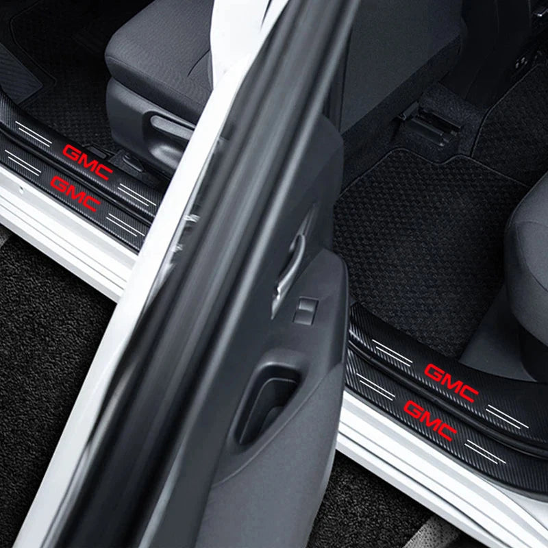 Carbon Fiber Door Sill Protectors for GMC