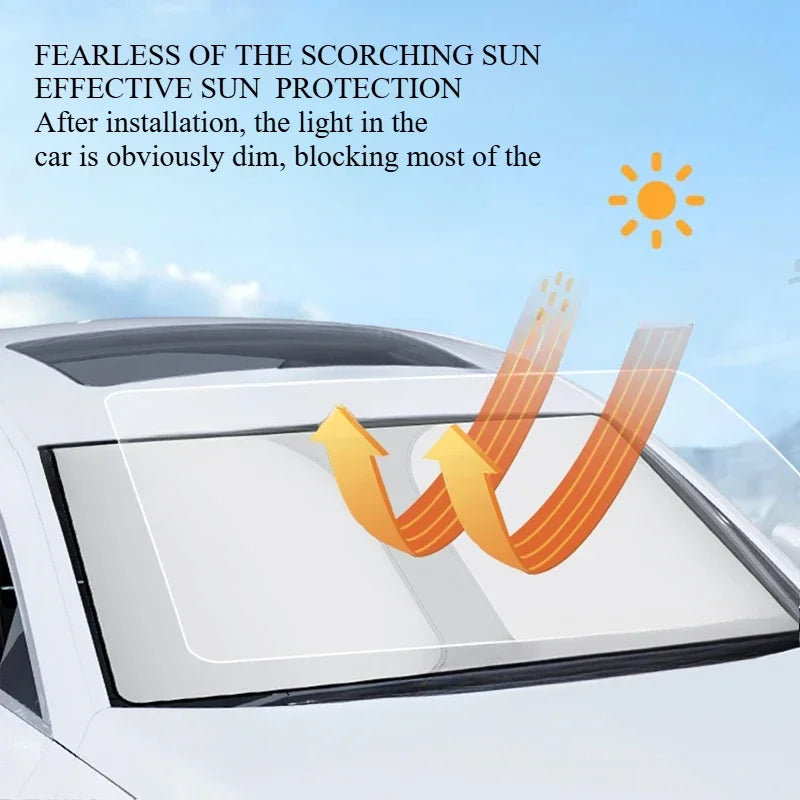 FIAT 500/PUNTO EVO/Panda UV Folding Sunshade Cover Pro