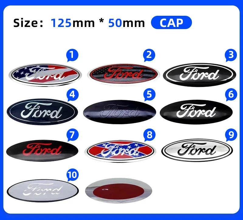 Ford Emblem Badge Logo 58 (2")–224mm (9")