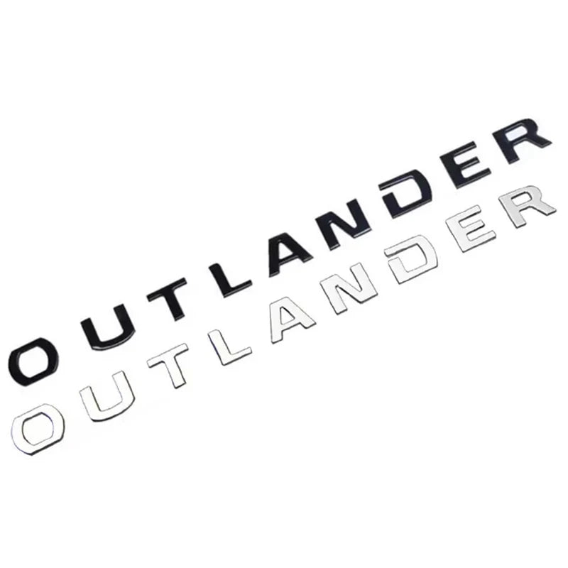 ABS Chrome 3D Hood Emblem Badge for Mitsubishi Outlander