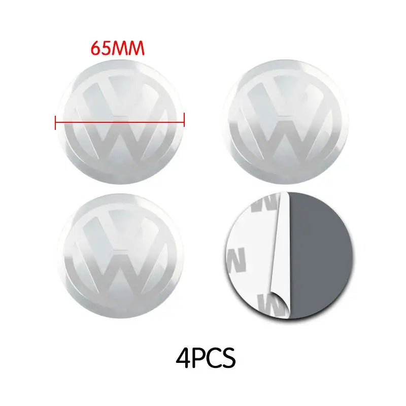 VW Wheel Center Hub Decals 4PCS – Pro Styling Upgrade