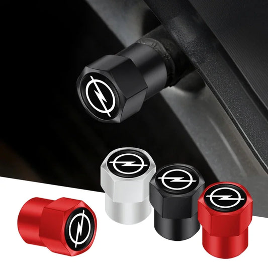4pcs Opel Emblem Valve Caps Set