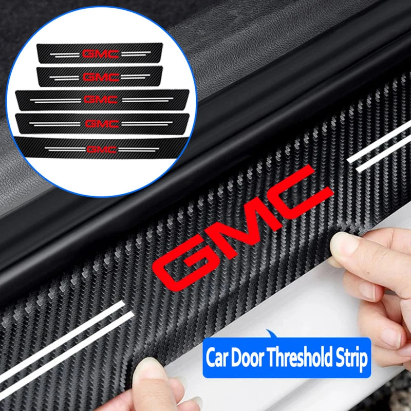 Carbon Fiber Door Sill Protectors for GMC