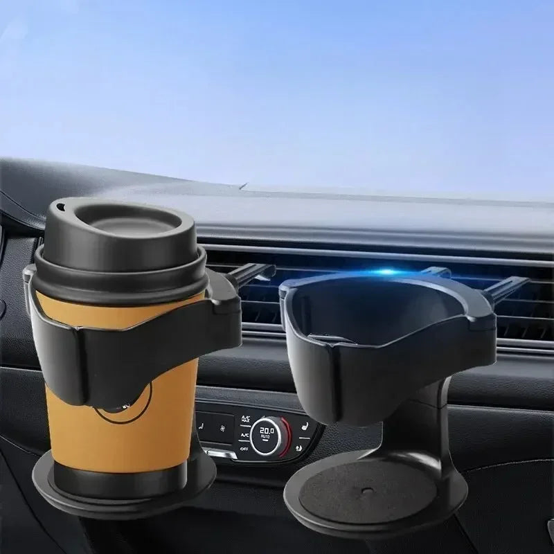 Support universel pour téléphone et boisson sur grille d'aération de voiture - Organiseur professionnel