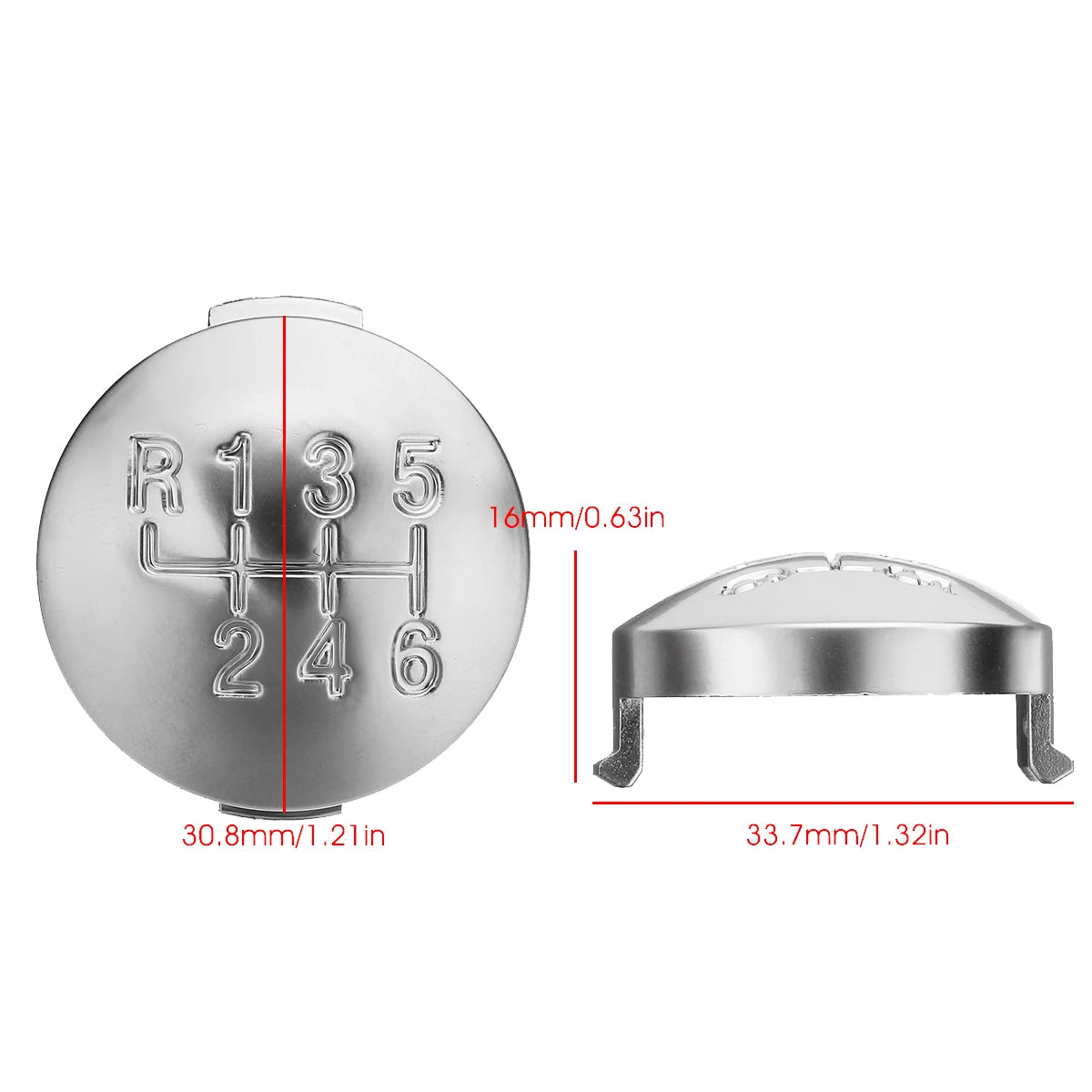 Premium Gear Shift Knob Cap for Alfa Romeo 159 Brera 05-11