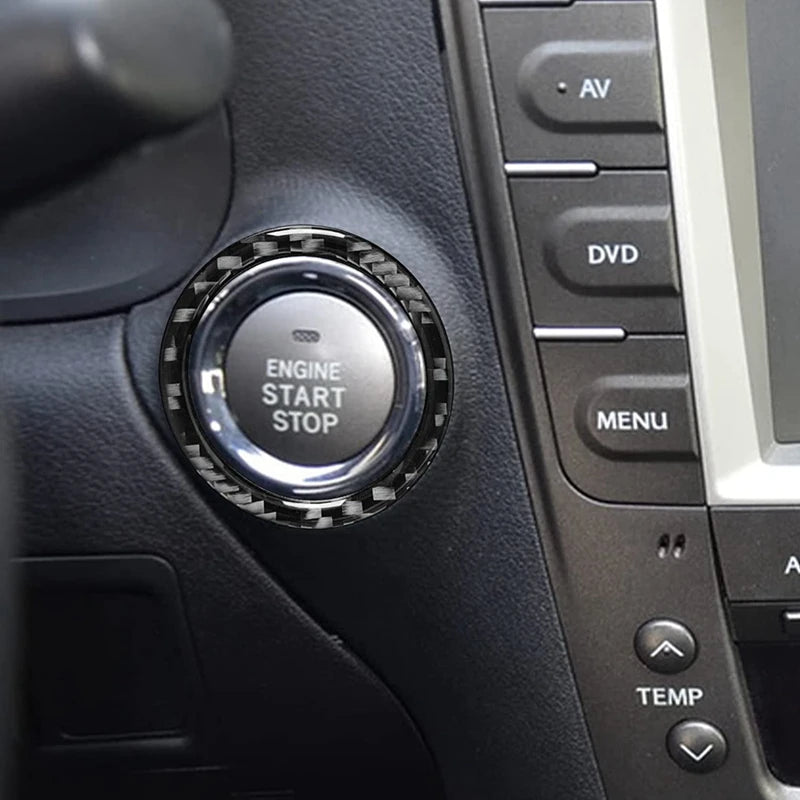Lexus IS 2006-2012 Carbon Fiber Start Stop Button Cover