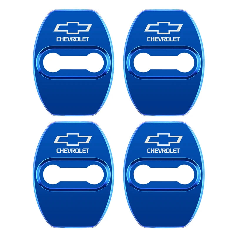 4PCS Door Lock Buckle Covers for Chevrolet, Durable Protection
