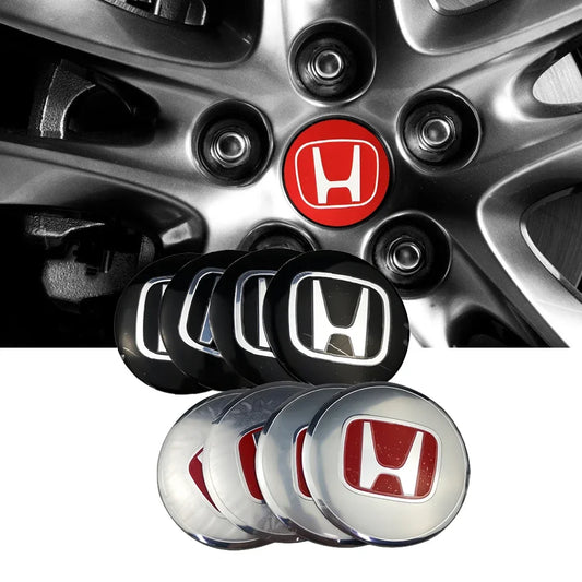56mm(2.2") Mugen Power Hub Caps for Honda