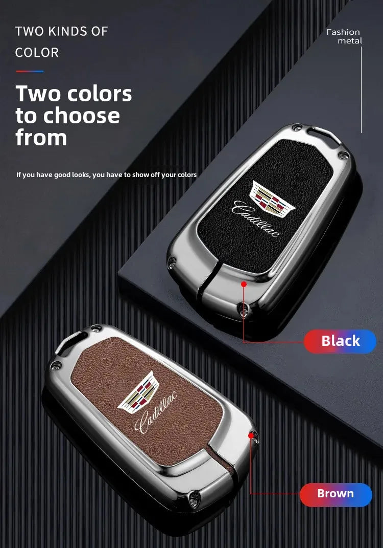 Premium Shell Buckle Key Case for Cadillac ATSL XT5 XT4 CT5