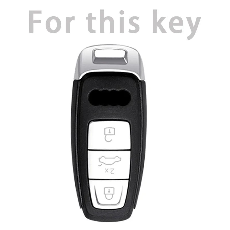 Audi TPU Key Fob Cover Case for Q8 RSQ8 A6 A7 RS6 RS7 S6