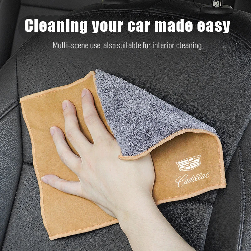 Premium Microfiber Towel for Cadillac Detailing & Care