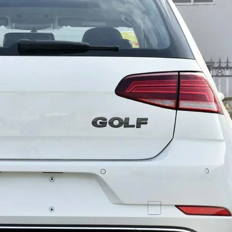 VW Golf 6 7 Rear Trunk ABS Badge Emblem Nameplate Decor