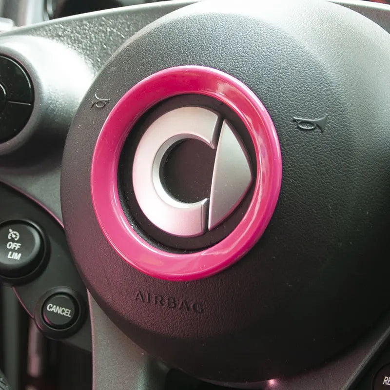 Steering Wheel Center Cap Ring for Smart 453 Fortwo/Forfour
