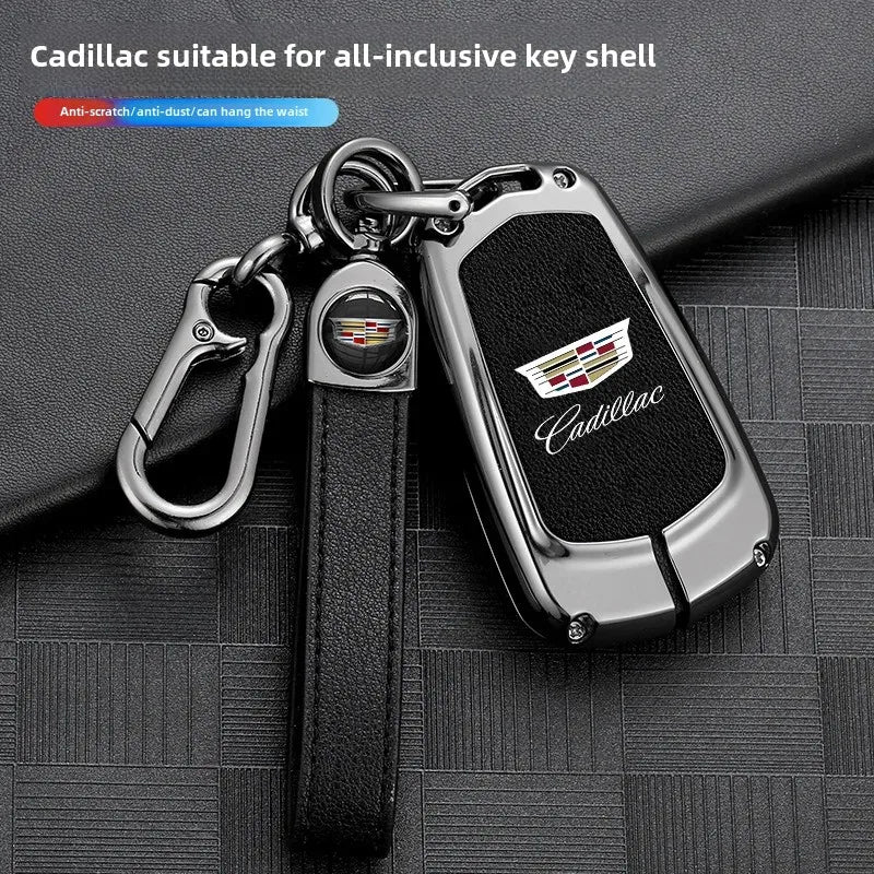 Premium Shell Buckle Key Case for Cadillac ATSL XT5 XT4 CT5