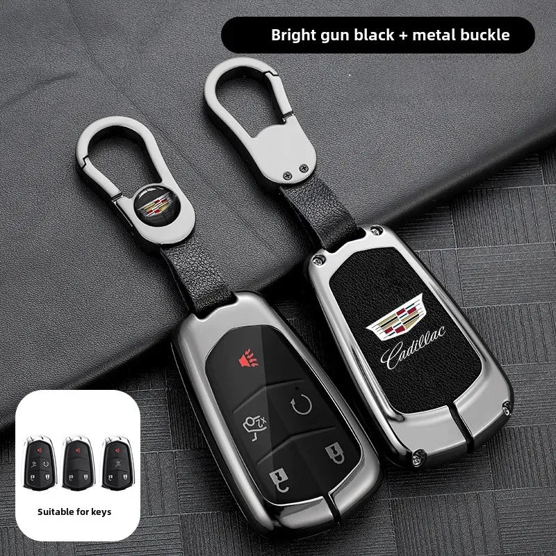 Premium Shell Buckle Key Case for Cadillac ATSL XT5 XT4 CT5