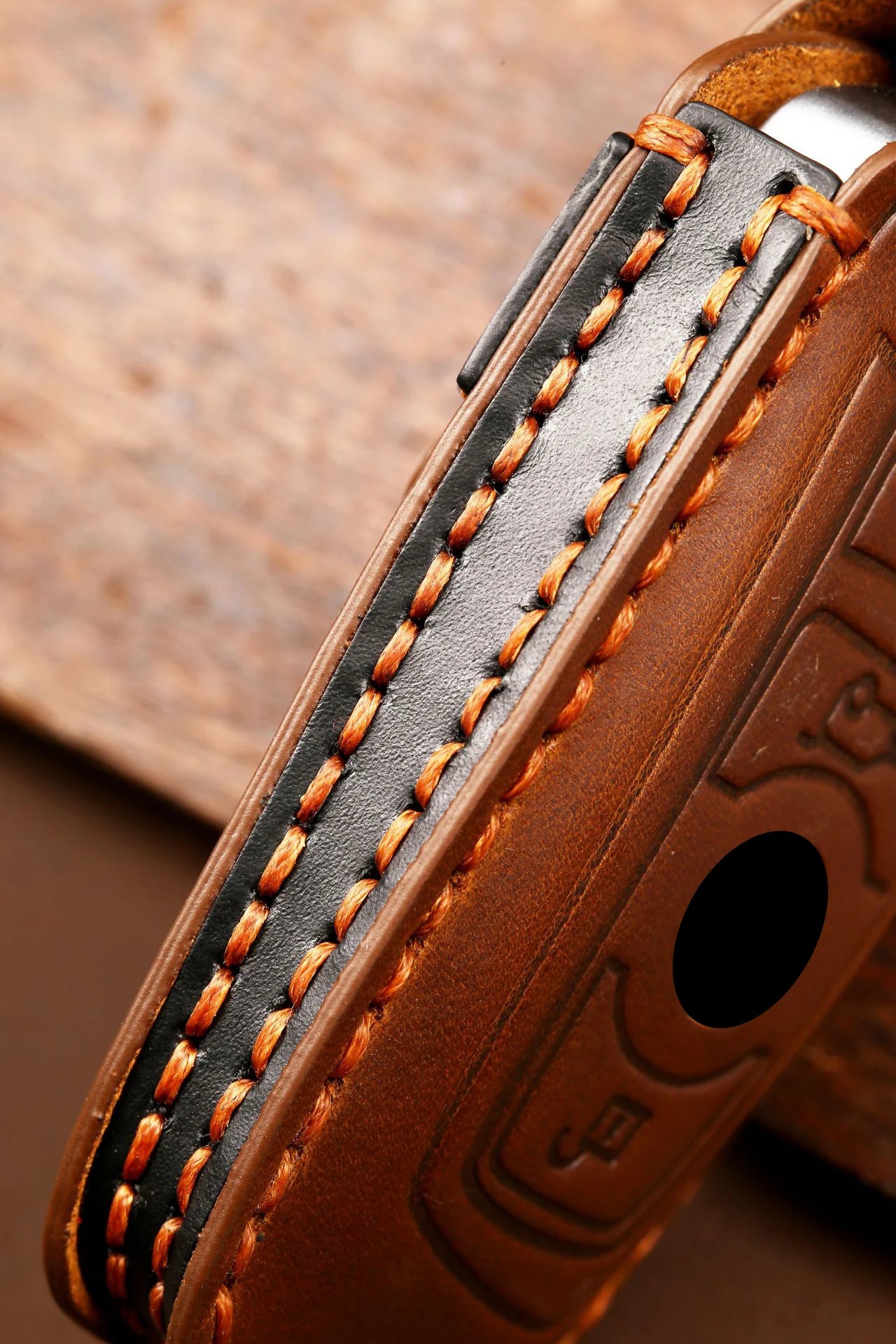 Funda de cuero de lujo para llave de coche BMW Serie 1-7, X1-X6, X5M/X6M