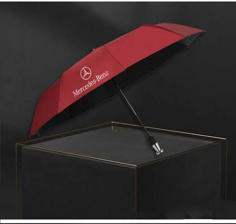 Mercedes-Benz Auto Sunshade Umbrella | Windproof & Folding