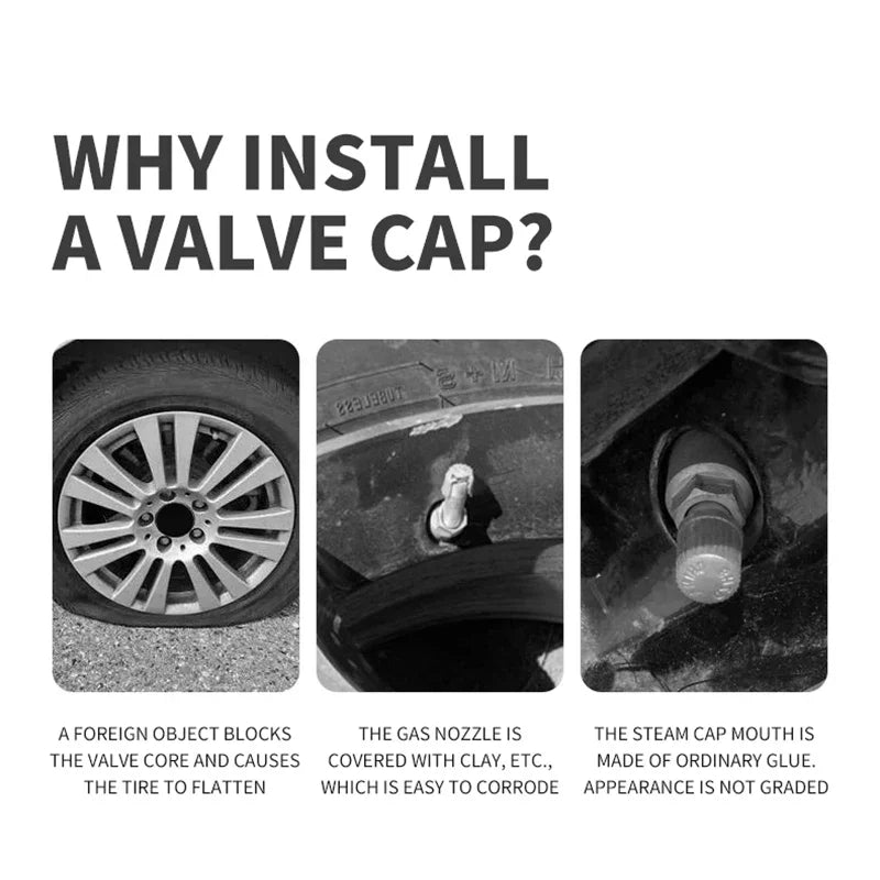 Luminous Tire Valve Caps Emblem for Skoda