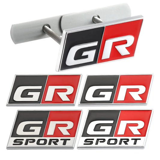 GR Sport Hood Grille Emblem Badge for Toyota/Lexus