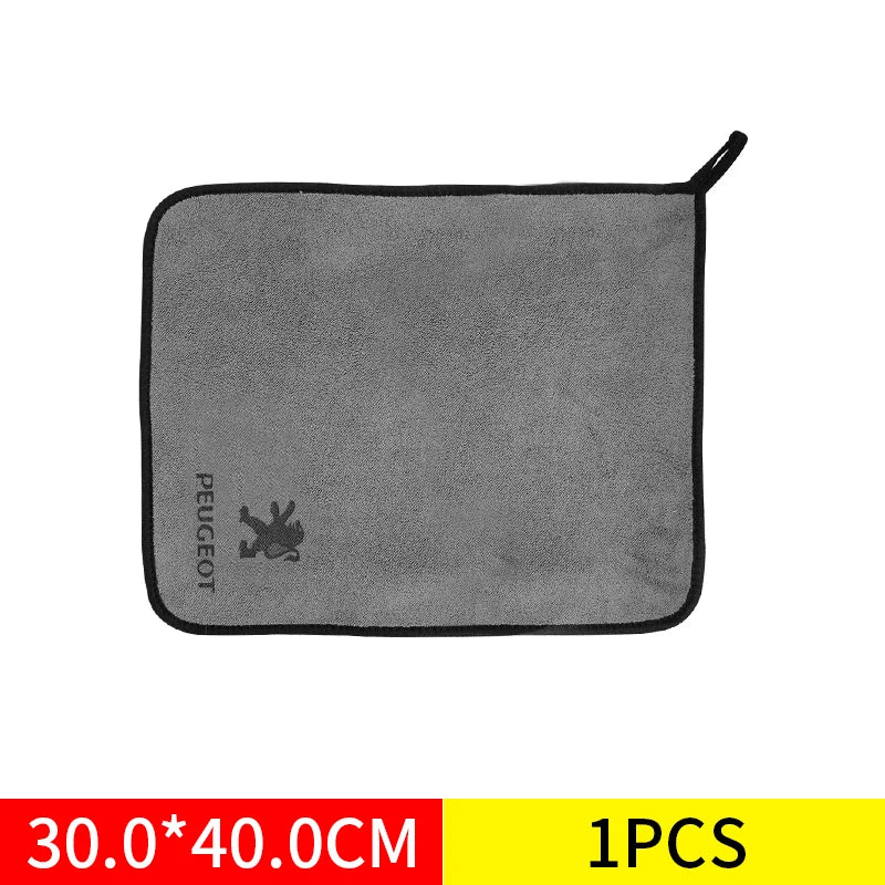 Premium Microfiber Emblem Towel for Peugeot