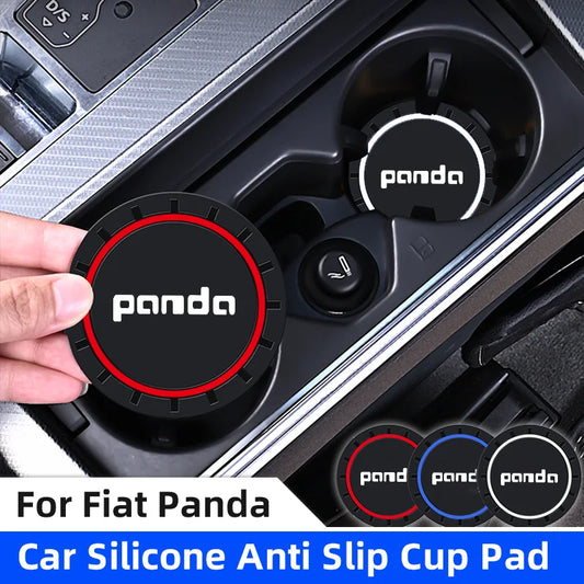 Fiat Panda 2008-2011 Cup Holder Silicone Anti-Slip Coasters