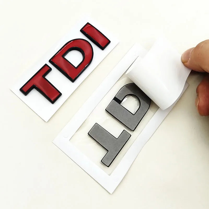 3D ABS Black TDI Emblem Badge for VW Golf Polo Passat