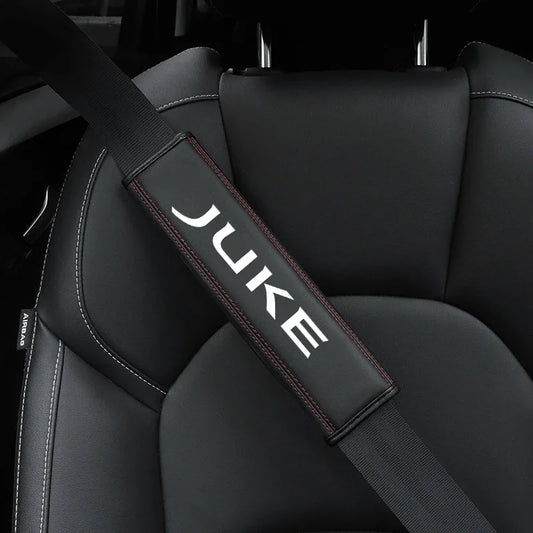 Premium Cowhide Seat Belt Protector Cover for Nissan Juke