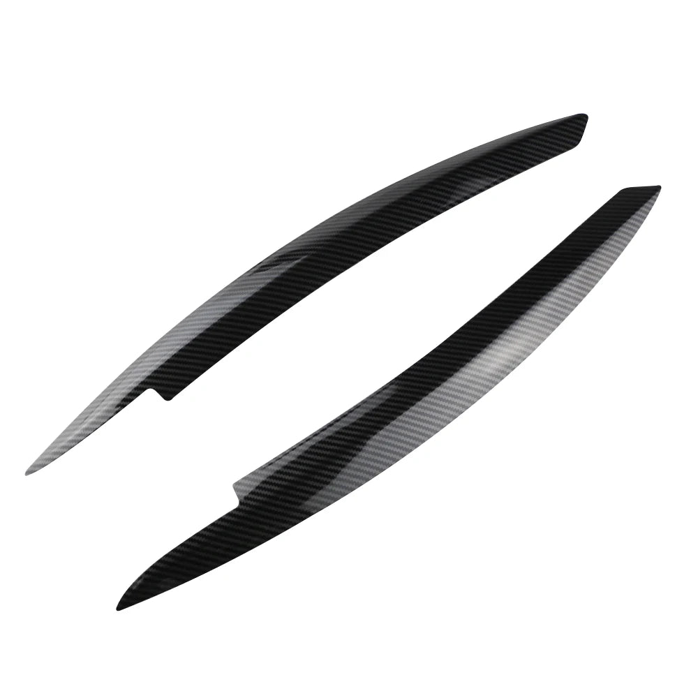2Pcs Headlight Eyebrow Trim for VW Golf 2008-2013