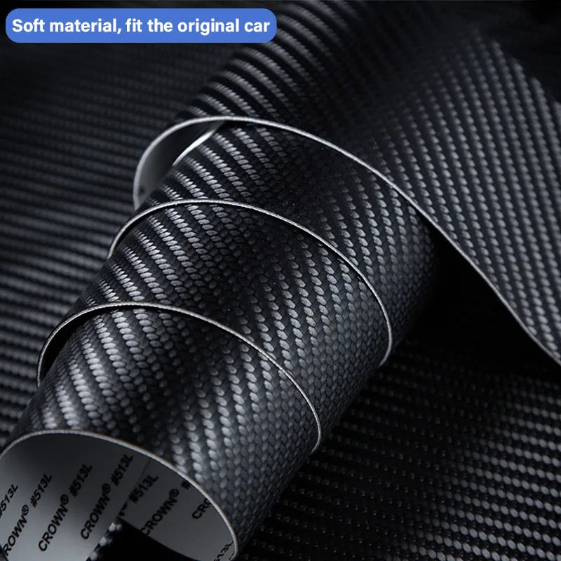4Pcs Carbon Fiber Door Sill Protectors for Honda Models
