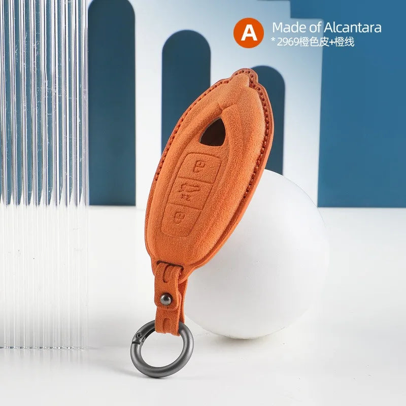 Premium Suede Key Case for Lamborghini Urus & Revuelto