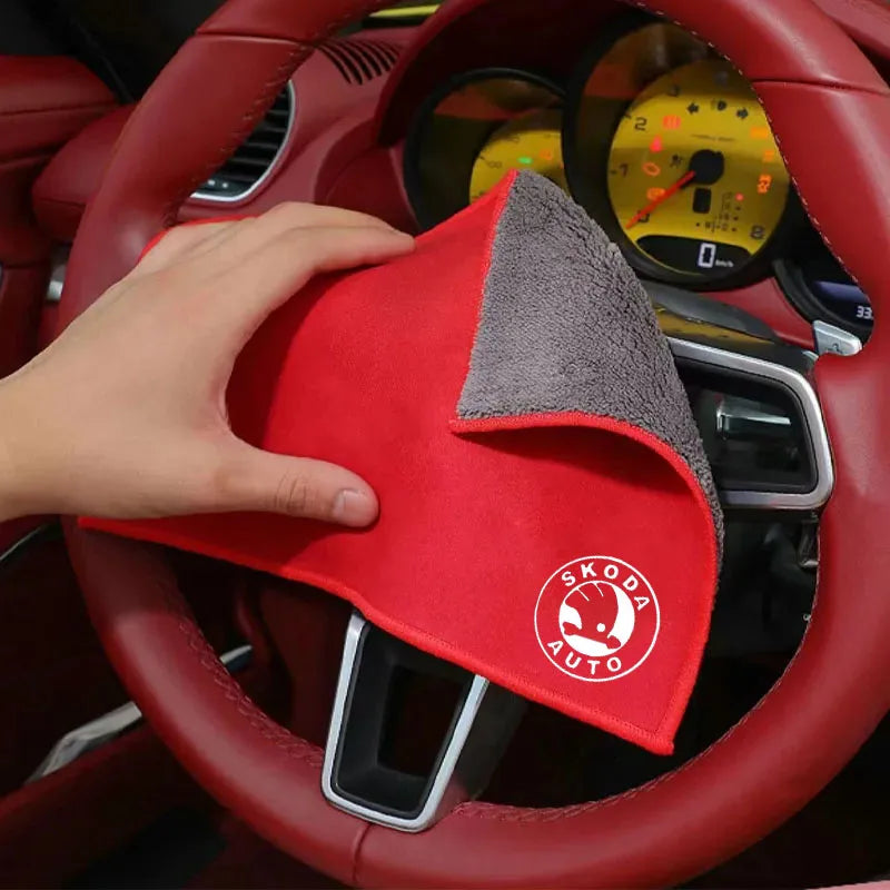 Premium Microfiber Towel for Skoda