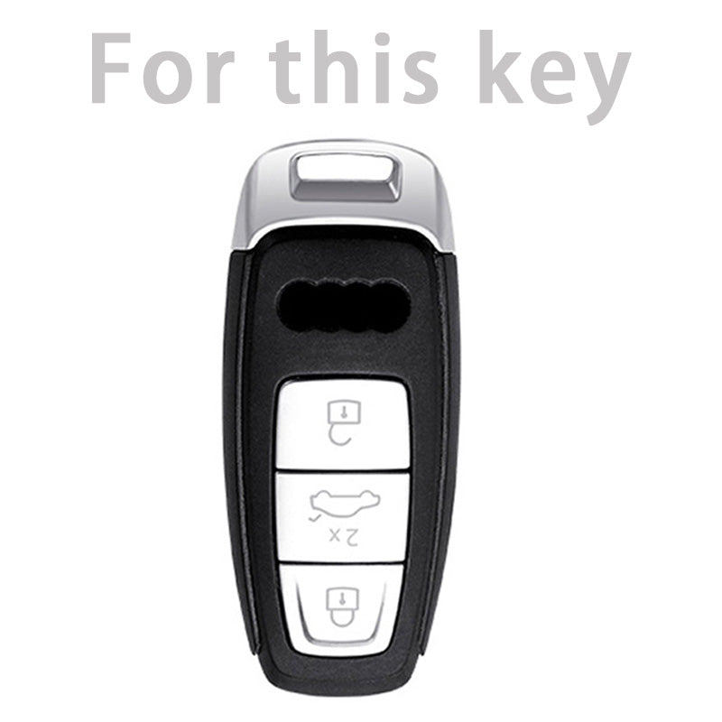 Audi TPU Key Fob Cover Case for Q8 RSQ8 A6 A7 RS6 RS7 S6
