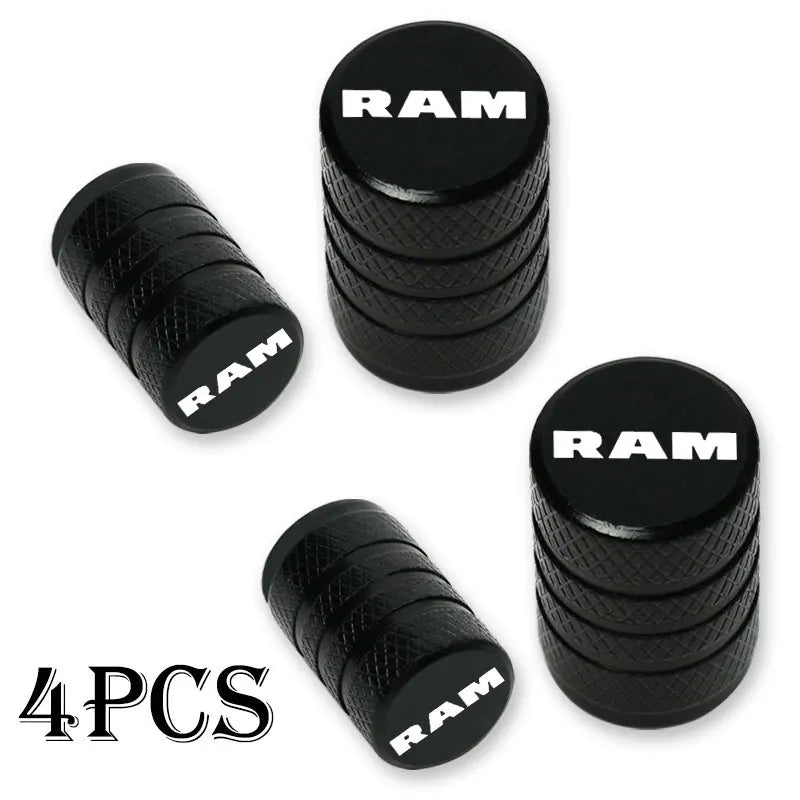 RAM SRT 1500-3500 Valve Stem Caps Set - Waterproof, Pro Quality