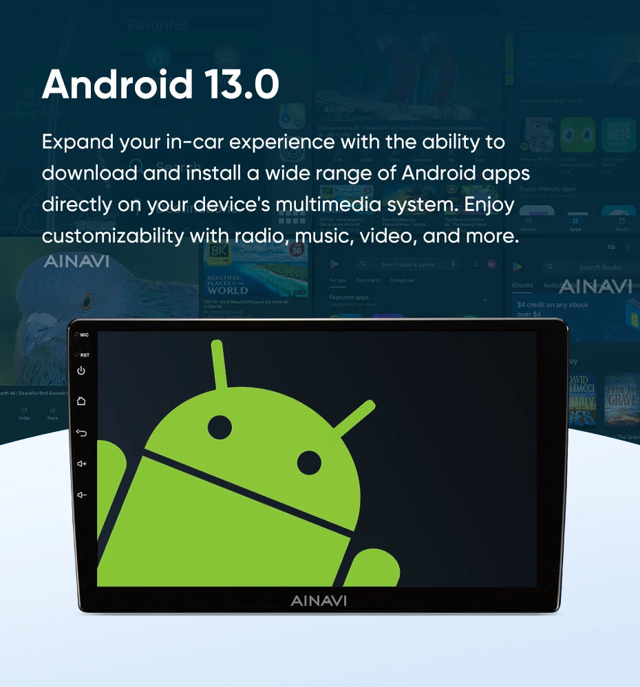 Sistema multimedia Ainavi para VW Polo 5 (2008-2017)