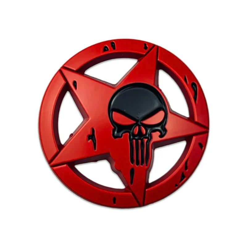 Universal Skull Emblem Badge Sticker