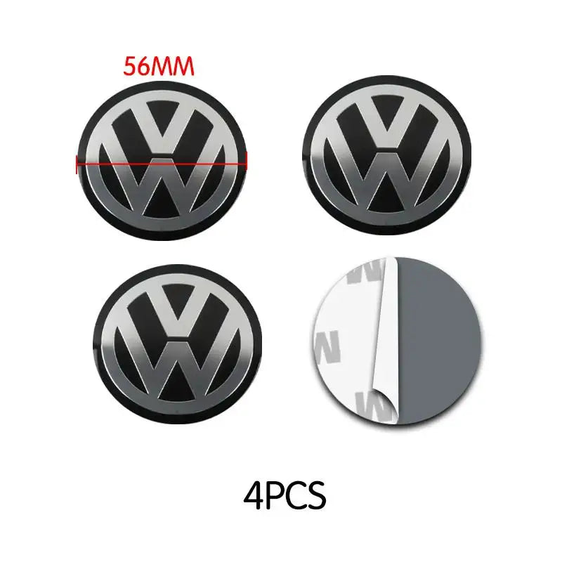 VW Wheel Center Hub Decals 4PCS – Pro Styling Upgrade